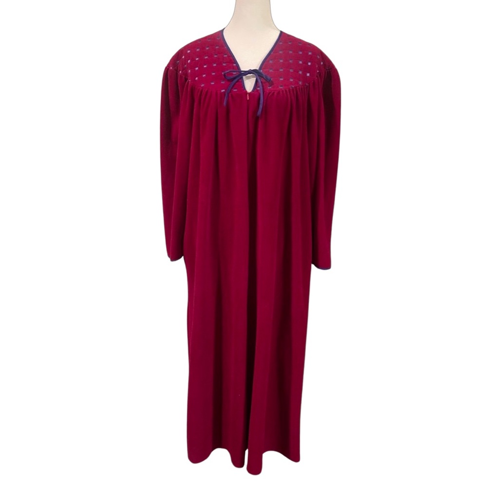 Vanity Fair Vintage Women’s Medium Robe Gown Long Sleepwear Pink.